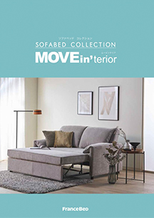 カタログ表紙：ソファベッドコレクション　MOVE in'terior