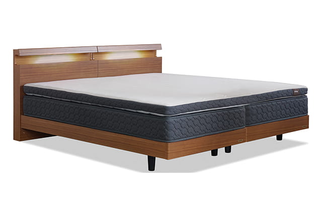 シングルベッド2台に継ぎ目なく寝られるマットレス