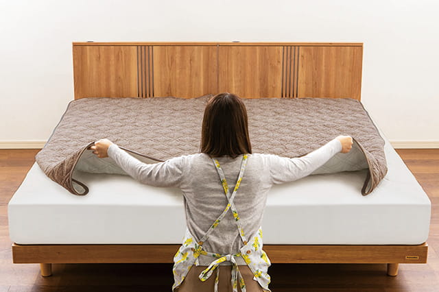置くだけずれないベッドパッドのシリーズ